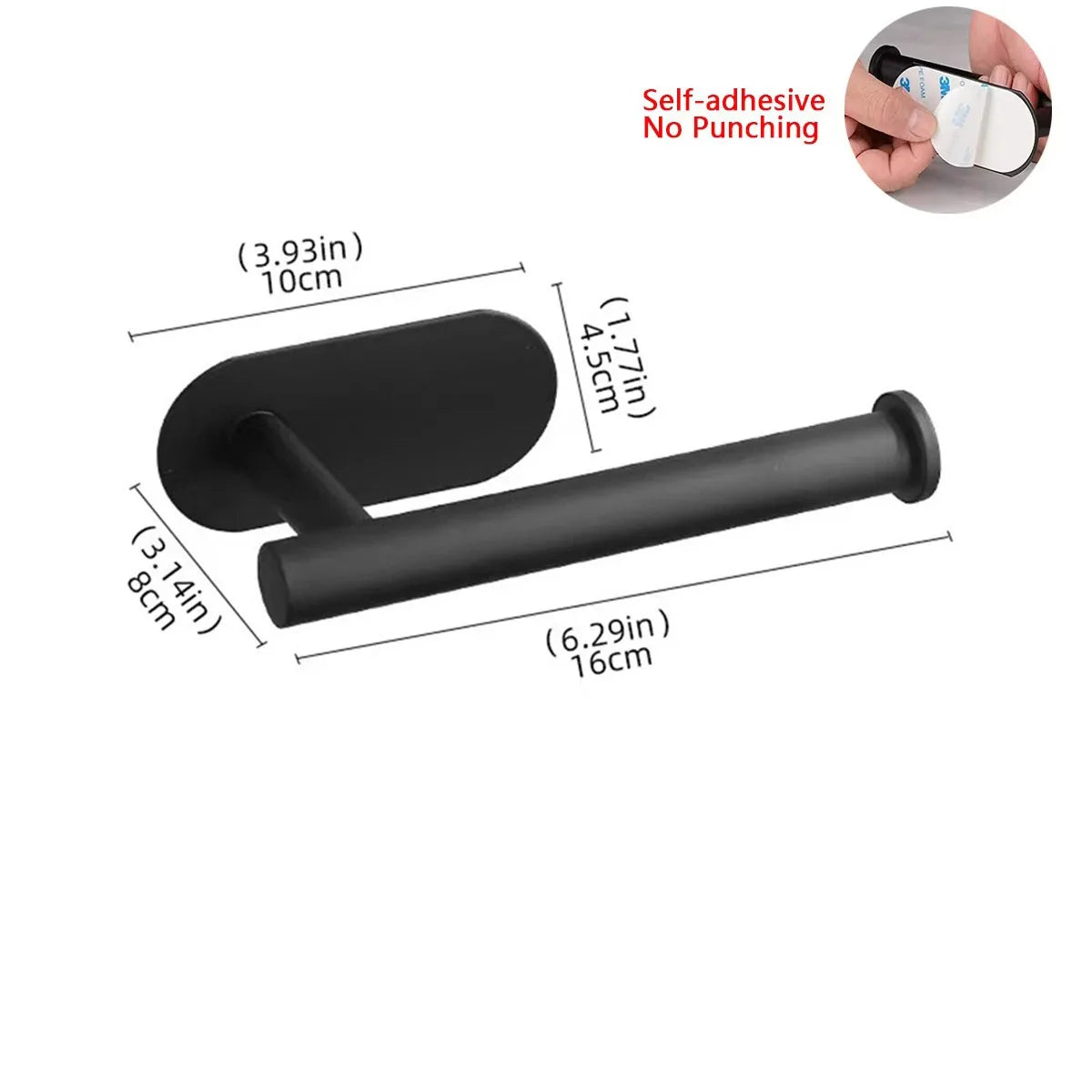 Black Gold Toilet Paper Holder Bathroom Wall Mount Multifunction WC Paper Phone Holder Shelf Towel Roll Shelf Accessories