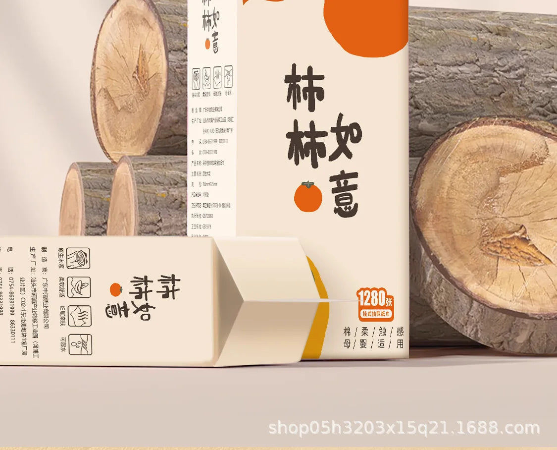 1280 Oversized Bags Of Tissue Paper, Soft And Suitable For Mother And Baby, Household Toilet Paper, Toilet Paper, Napkins