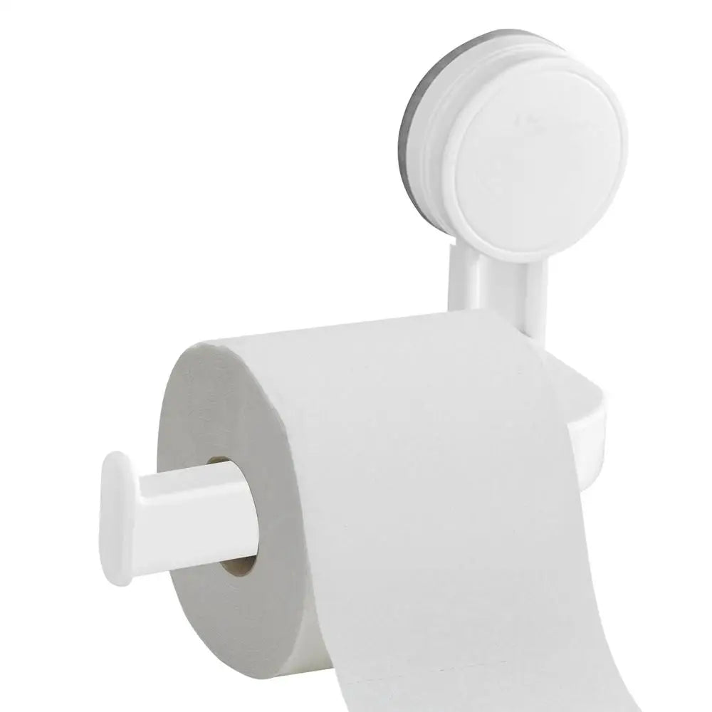 Toilet Paper Holder Suction Multi-Purpose Suction Toilet Paper Bracket Stick-On Bathroom Tissue Holder with Thickened Design