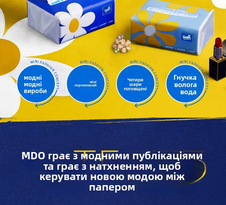 Tempo D Tissue 4 Layers 80 eets S Size Series No Fraance Home Use Hygienic Paper Soft Paaging Face Towel Paper