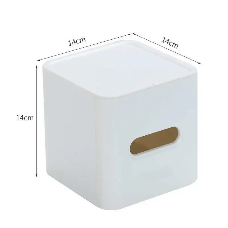 Simple European Sle Tissue Box Storage Box for Desktop Hand Wi Coffee Table Dstring Paper Home Decor Plastic Box