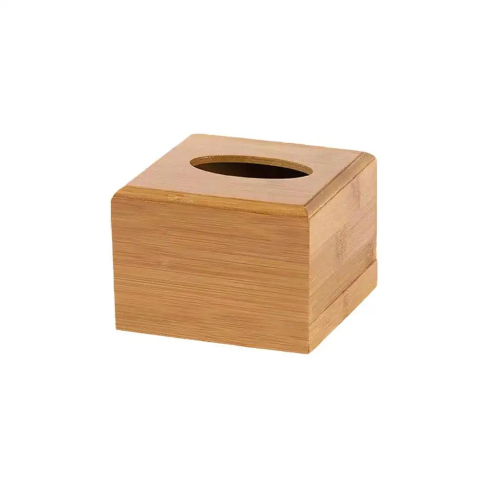 Bamboo And Wood Tissue Box Advertising Box Paper Drawing Box Home Storage Box Restaurant Paper Drawing Box Home Storage Box