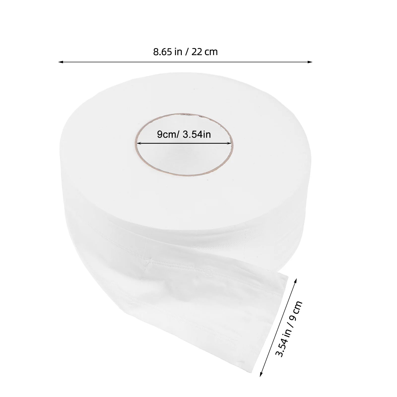 600g Large Roll Toilet Paper Durable -Layer Thick Tissue for Office Home Workshop Household Use Core Roll Paper