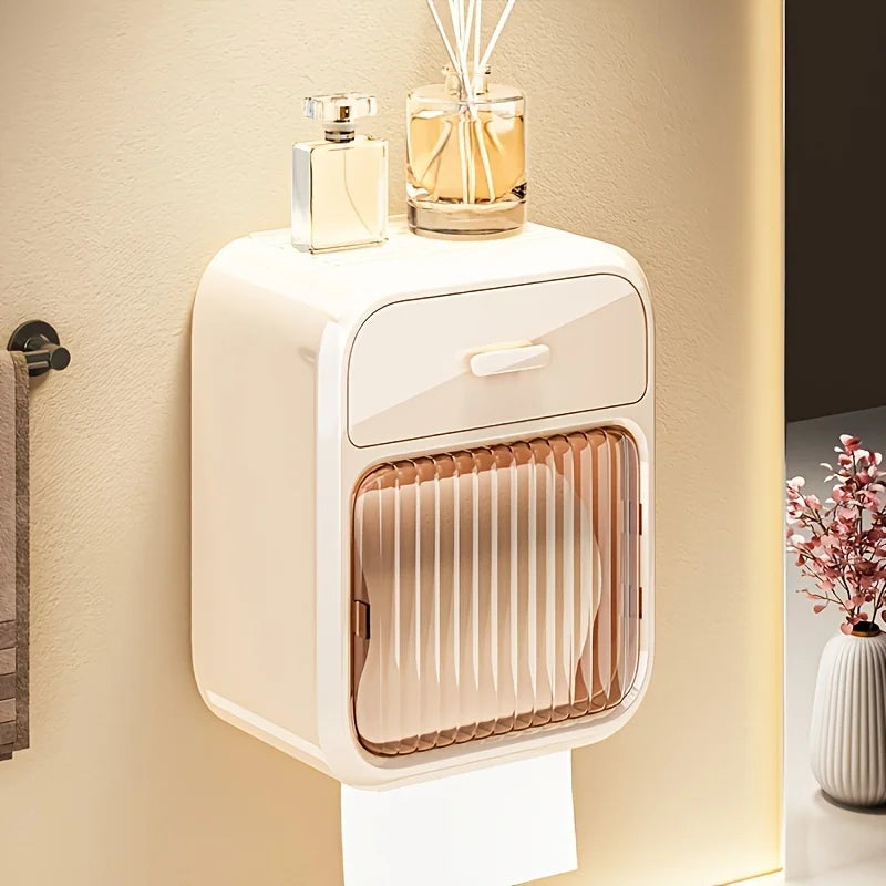 Toilet Paper Box Toilet Paper Roll Storage Rack Bathroom Roller Tissue Holder Wall Mounted Tissue Boxes Bathroom Accessories
