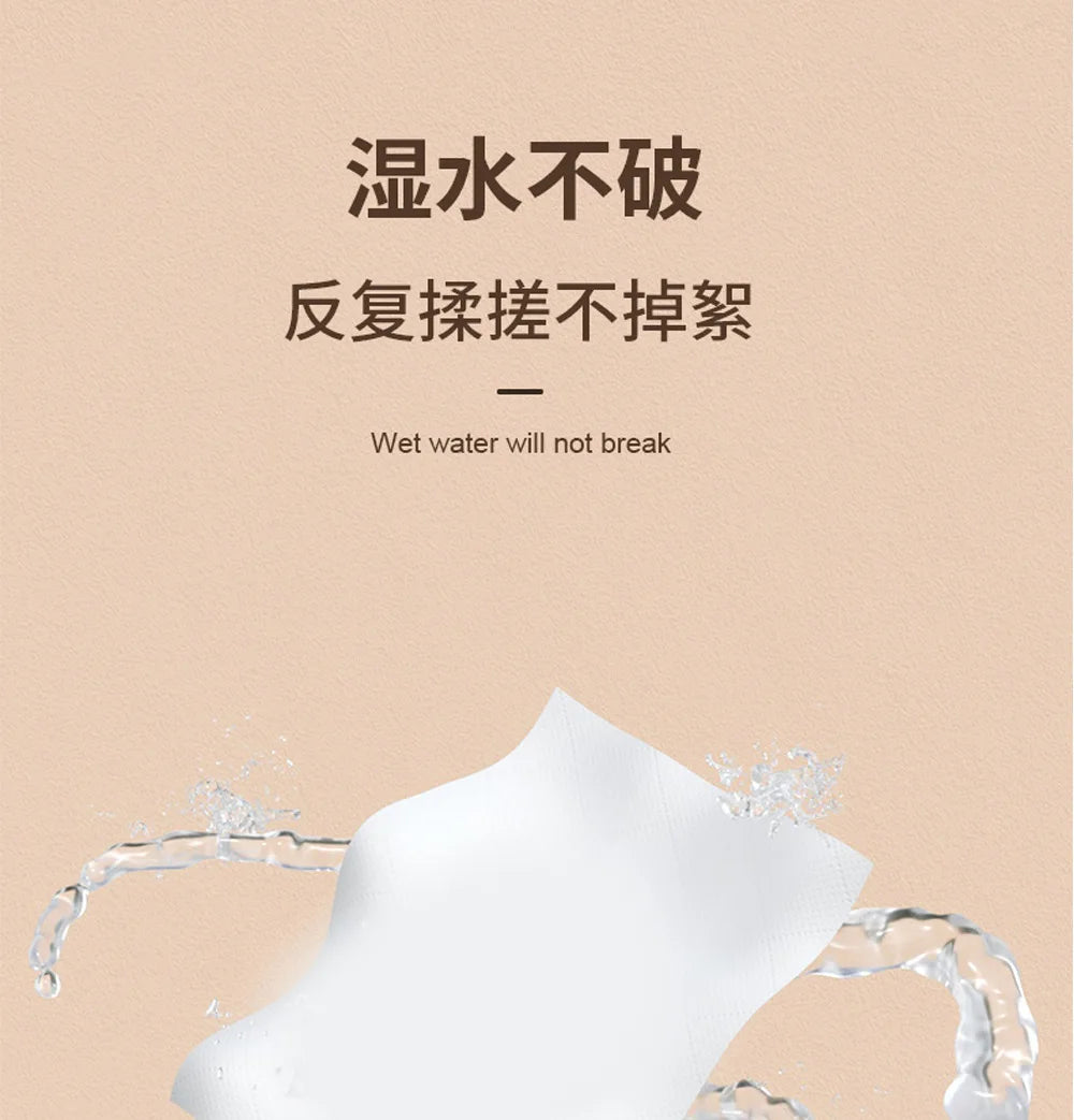 Household affordable package pumping paper, wall hanging paper towels, stockpiling toilet paper, bottom pumping paper, hanging e