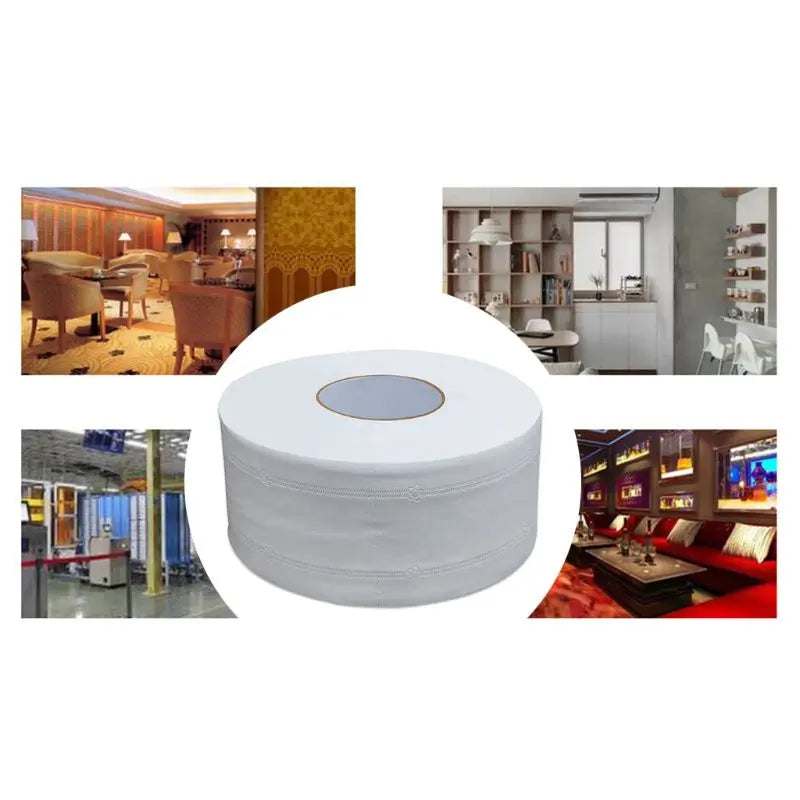 40JD Thicken 4-Ply Large Toilet Roll Paper Embossed No Fluorescent Bath Tissue