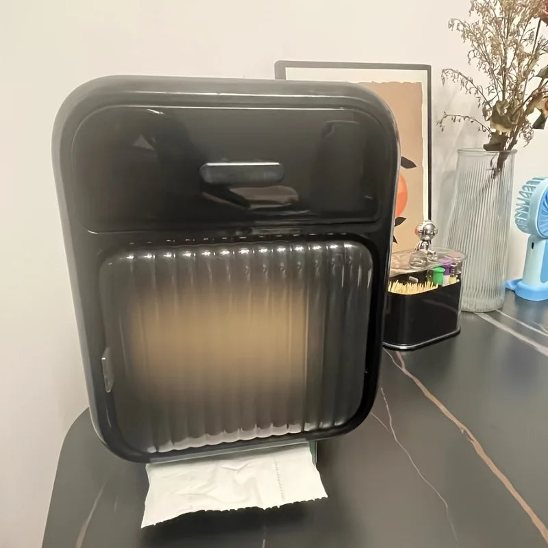 Toilet Paper Box Toilet Paper Roll Storage Rack Bathroom Roller Tissue Holder Wall Mounted Tissue Boxes Bathroom Accessories