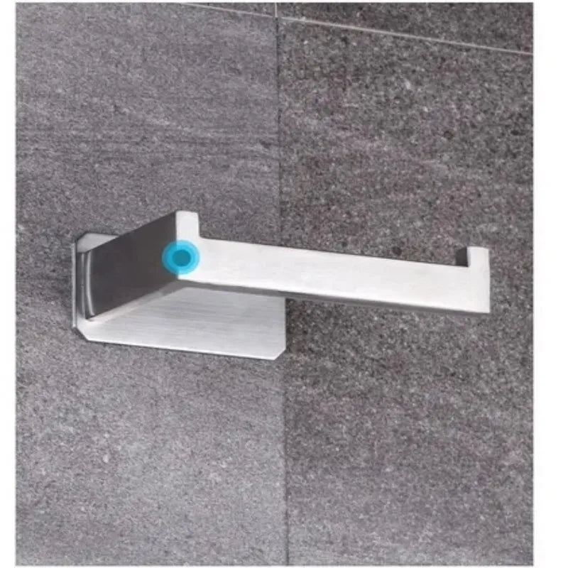 High Quality 304 Stainless Steel Roll Paper Holder Nail-free Toilet Tissue Kitchen Towel Roll Dispenser Bathroom Accessories