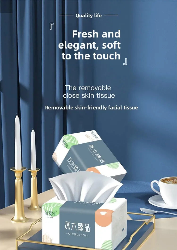 10-20 Packs Of Wooden Paper, 420 Sheets Per Pack, 5-layer Thick,  Toilet Paper, Napkins, Large Sheets Of Pape