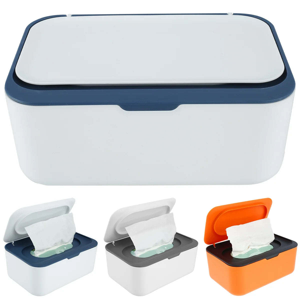Wet Tissue Box Paper Dispenser Portable with Lid Tissue Storage Box Holder Dustproof  Baby Car Organizer Napkin Hot