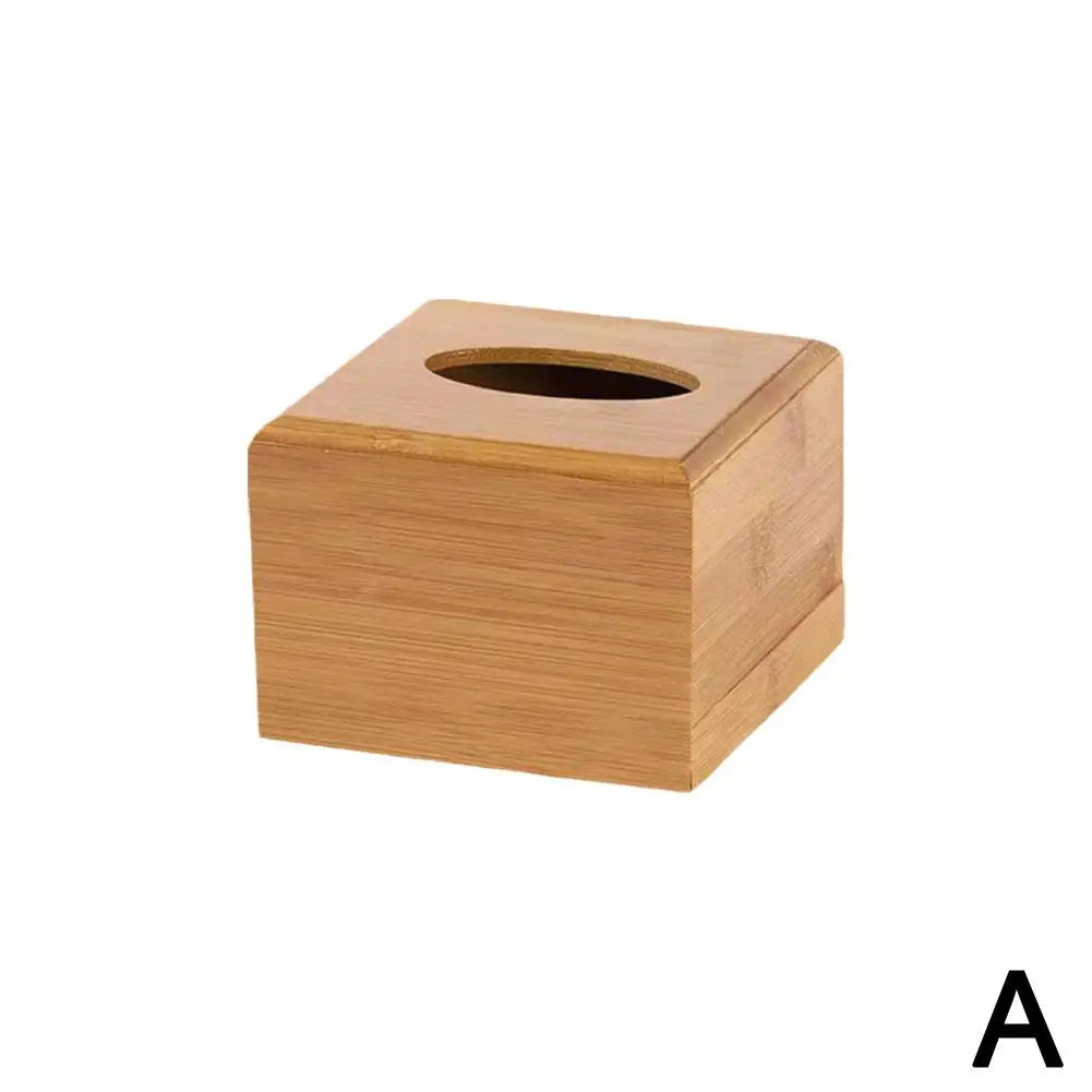 Bamboo And Wood Tissue Box Advertising Box Paper Drawing Box Home Storage Box Restaurant Paper Drawing Box Home Storage Box