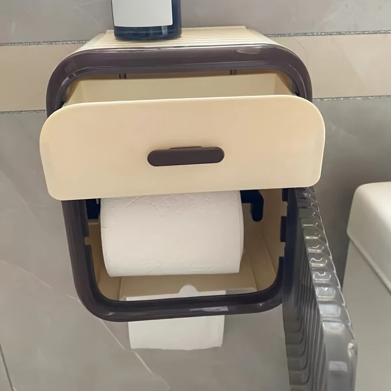Toilet Paper Box Toilet Paper Roll Storage Rack Bathroom Roller Tissue Holder Wall Mounted Tissue Boxes Bathroom Accessories