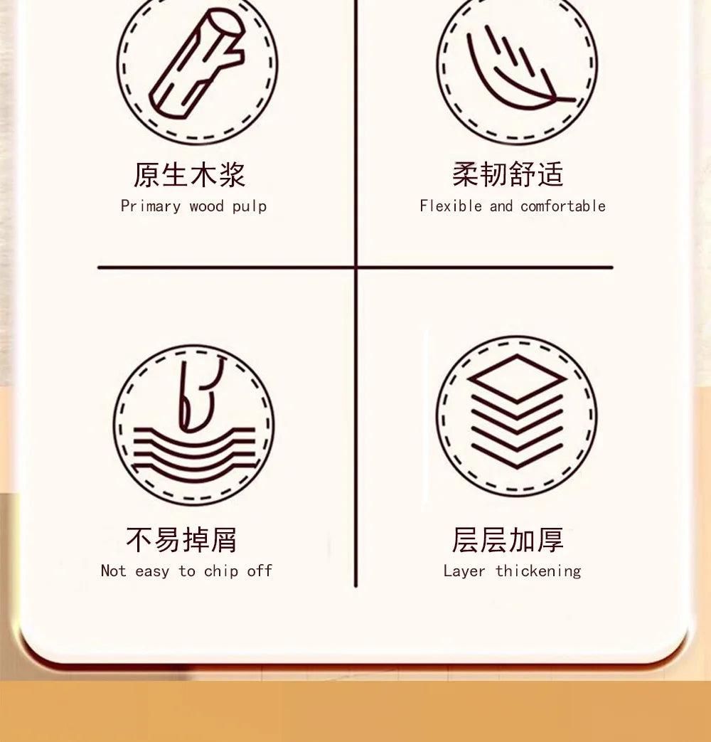 Household affordable package pumping paper, wall hanging paper towels, stockpiling toilet paper, bottom pumping paper, hanging e