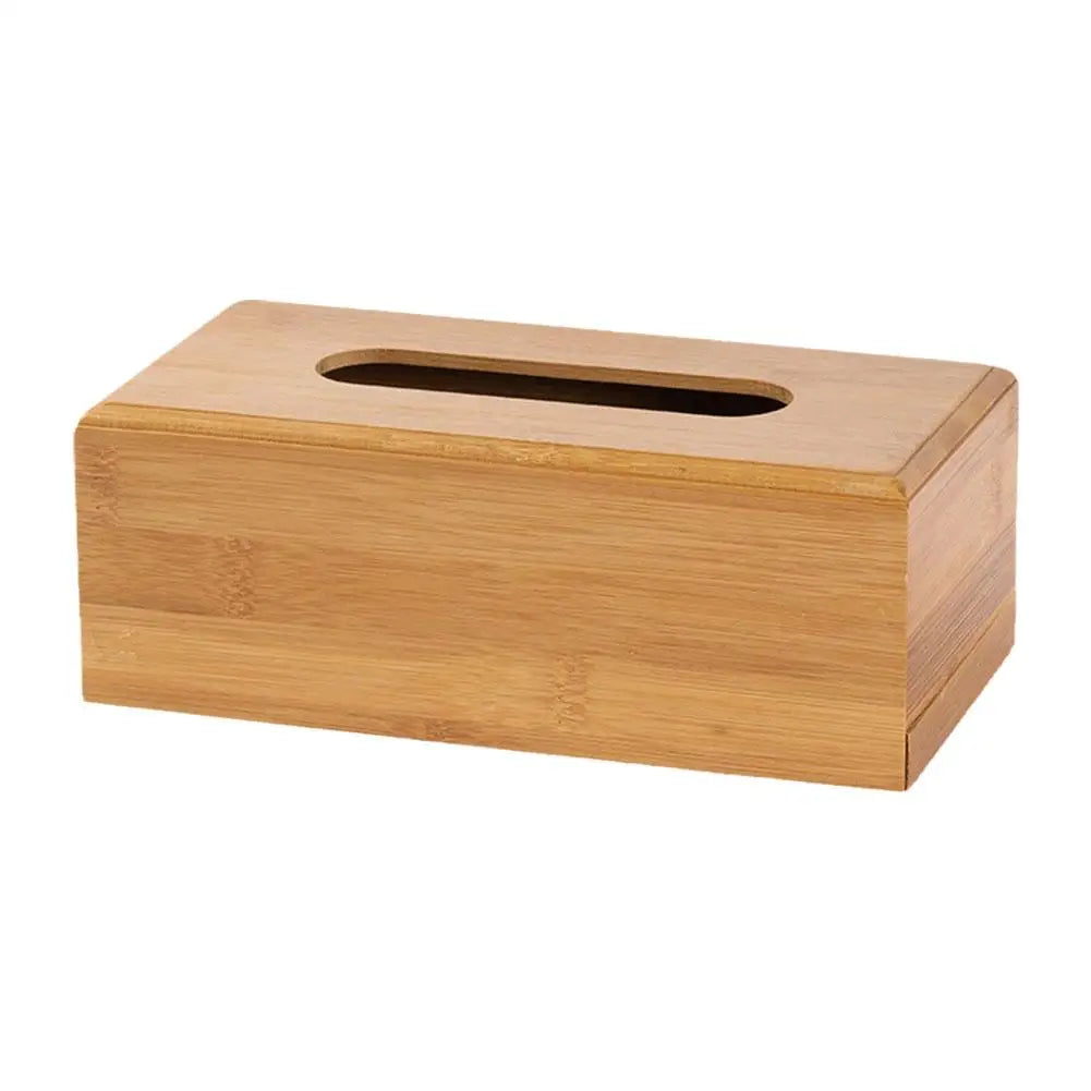 Bamboo And Wood Tissue Box Advertising Box Paper Drawing Box Home Storage Box Restaurant Paper Drawing Box Home Storage Box