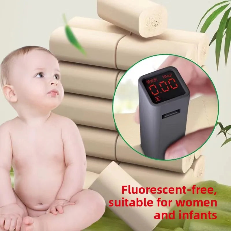 able Bulk Pa No Core Toilet Paper Bamboo Pulp Hand Towel Roll Paper Towels Household Hygiene Product Eco Friendly