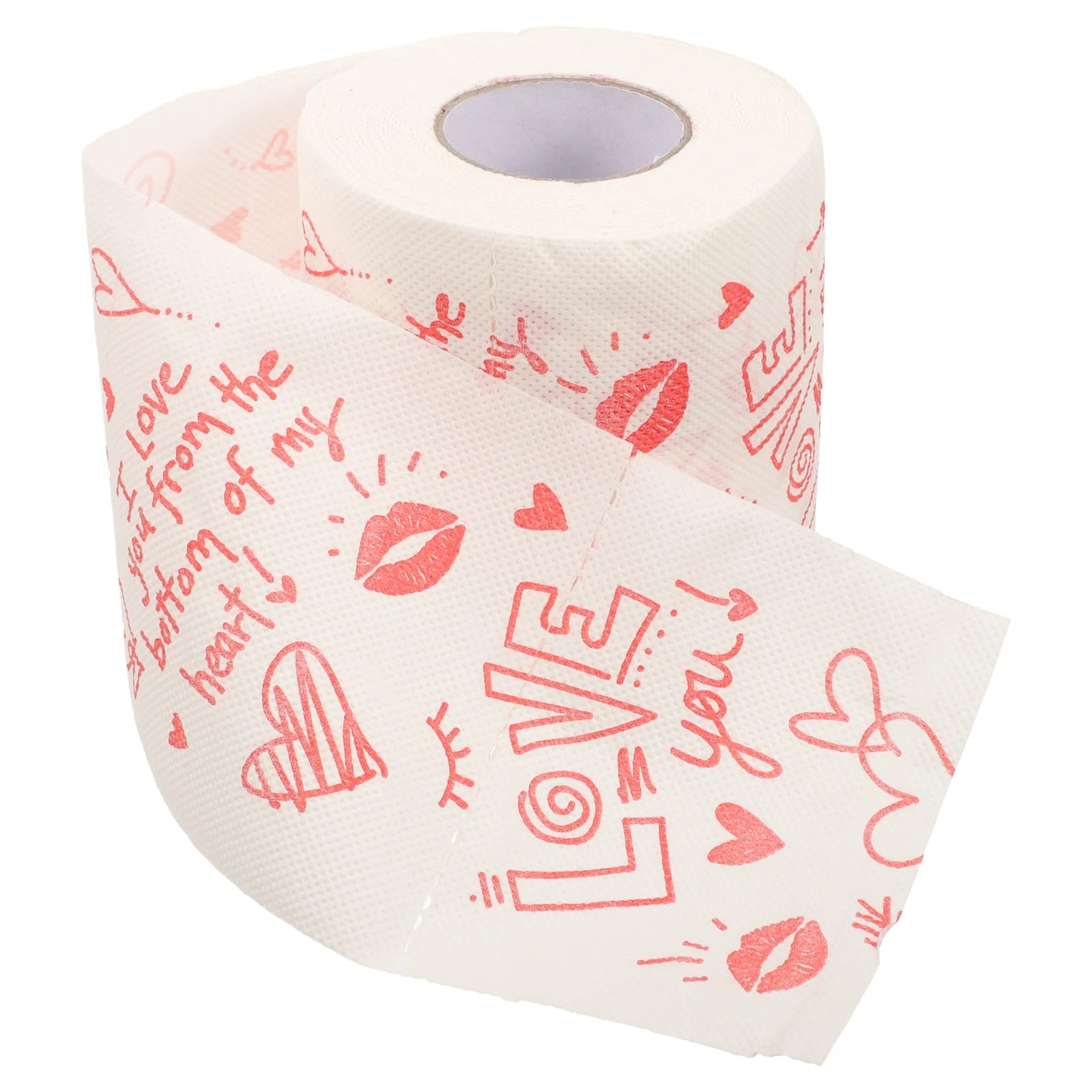 Valentines Day Creative Toilet Paper Roll Bathroom Tissue Soft Napkins Hygienic Dispenser Colored toilet tissue Sanitary Paper