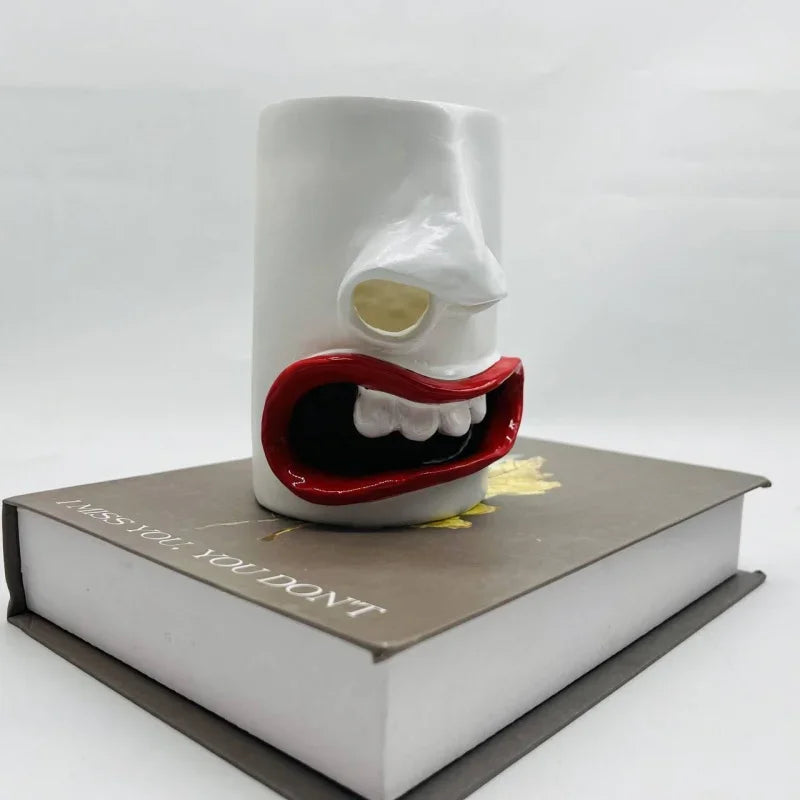 Funny Face Tissue HolderFunny Tissue Rack Decorations Funny Nostril Tissue Holder