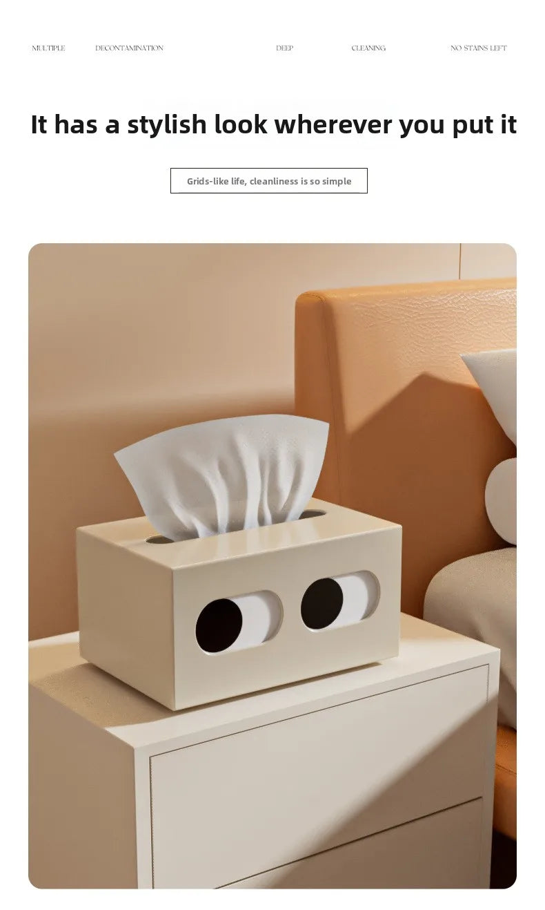Tissue Box Table Napkin Rings Tissue Case Paper Box Container Solid Storage Box Home Table Decoration