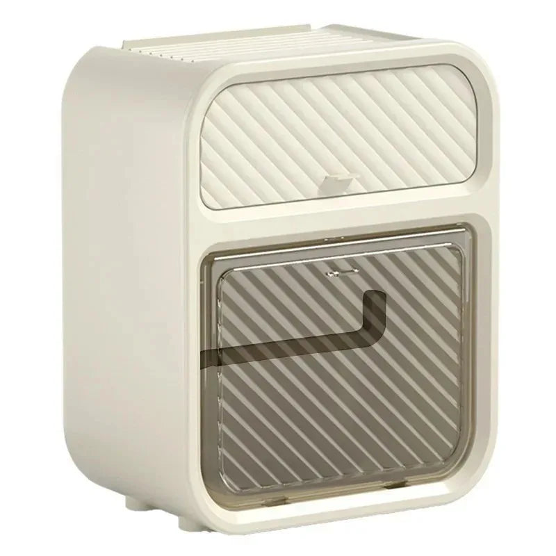 New HOT Toilet toilet carton Wall-mounted tissue box No punching Waterproof toilet paper Roll paper rack