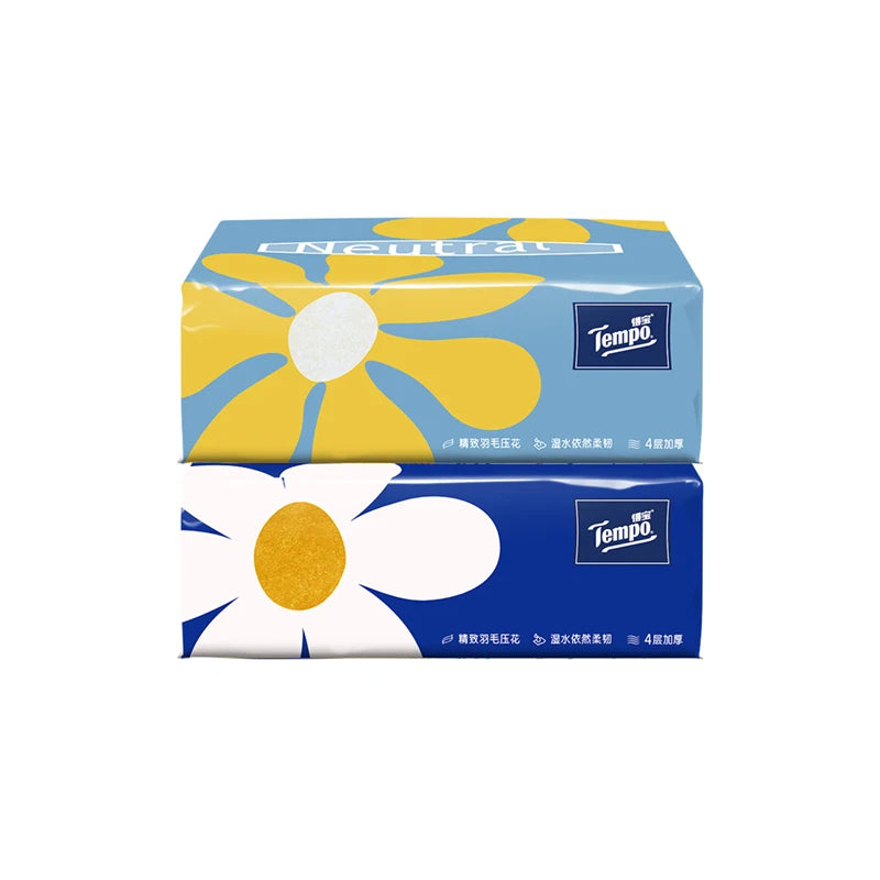 Tempo D Tissue 4 Layers 80 eets S Size Series No Fraance Home Use Hygienic Paper Soft Paaging Face Towel Paper