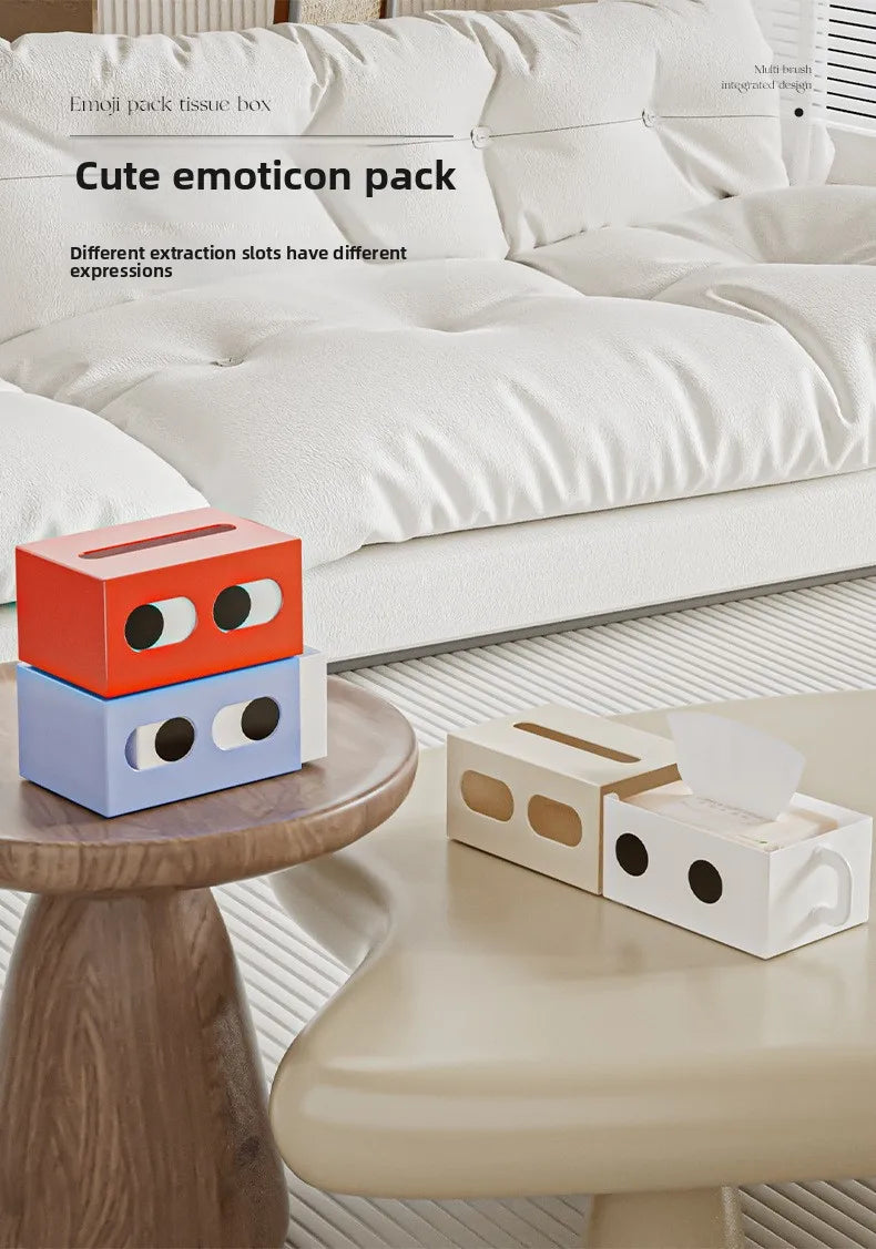 Tissue Box Table Napkin Rings Tissue Case Paper Box Container Solid Storage Box Home Table Decoration