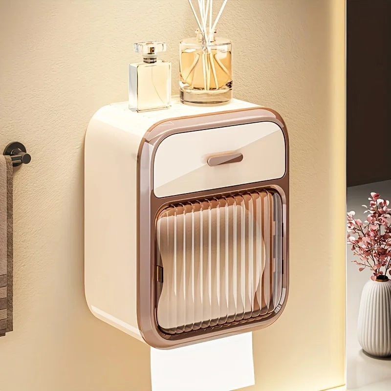 Toilet Paper Box Toilet Paper Roll Storage Rack Bathroom Roller Tissue Holder Wall Mounted Tissue Boxes Bathroom Accessories