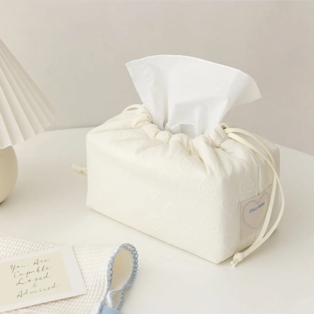 Baby Stroller Heart Wet Wipes Case Extraction Tissue Box Travel Car Portable Handheld Storage Bag Newborn Hanging Bag for Cart