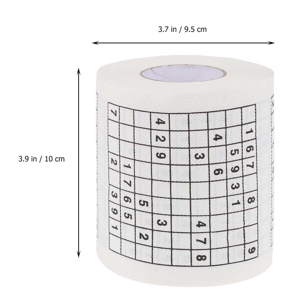 Funny Creative Sudoku Printed Toilet Paper Tissue Roll Home Cafe Restaurant Use Humor Design Novelty Gift Bath Comfort