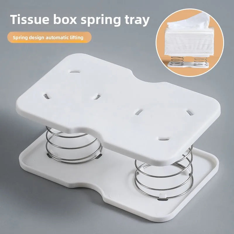 Bamboo Tissue Box Holder Cover Toilet Paper Storage Dispenser Handmade Bathroom Living Room Vanity Napkin Organizer Case