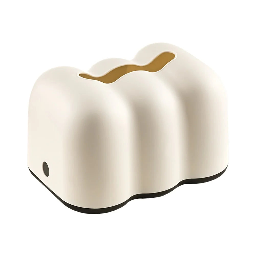 Cloud Creative Tissue Box Household Bathroom Paper Suction Box High-End Cream White Wall Mounted Paper Box