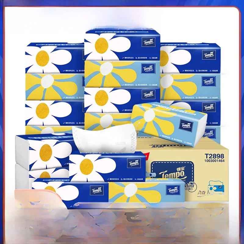 Tempo D Tissue 4 Layers 80 eets S Size Series No Fraance Home Use Hygienic Paper Soft Paaging Face Towel Paper