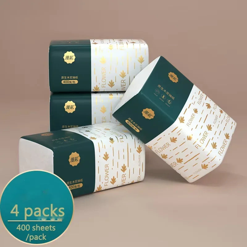 Skin-Friendly Soft Toilet Paper | Hypoallergenic & Silky 4-Ply Bath Tissue | Gentle for Sensitive Skin | 100% Recyclable & Fragr