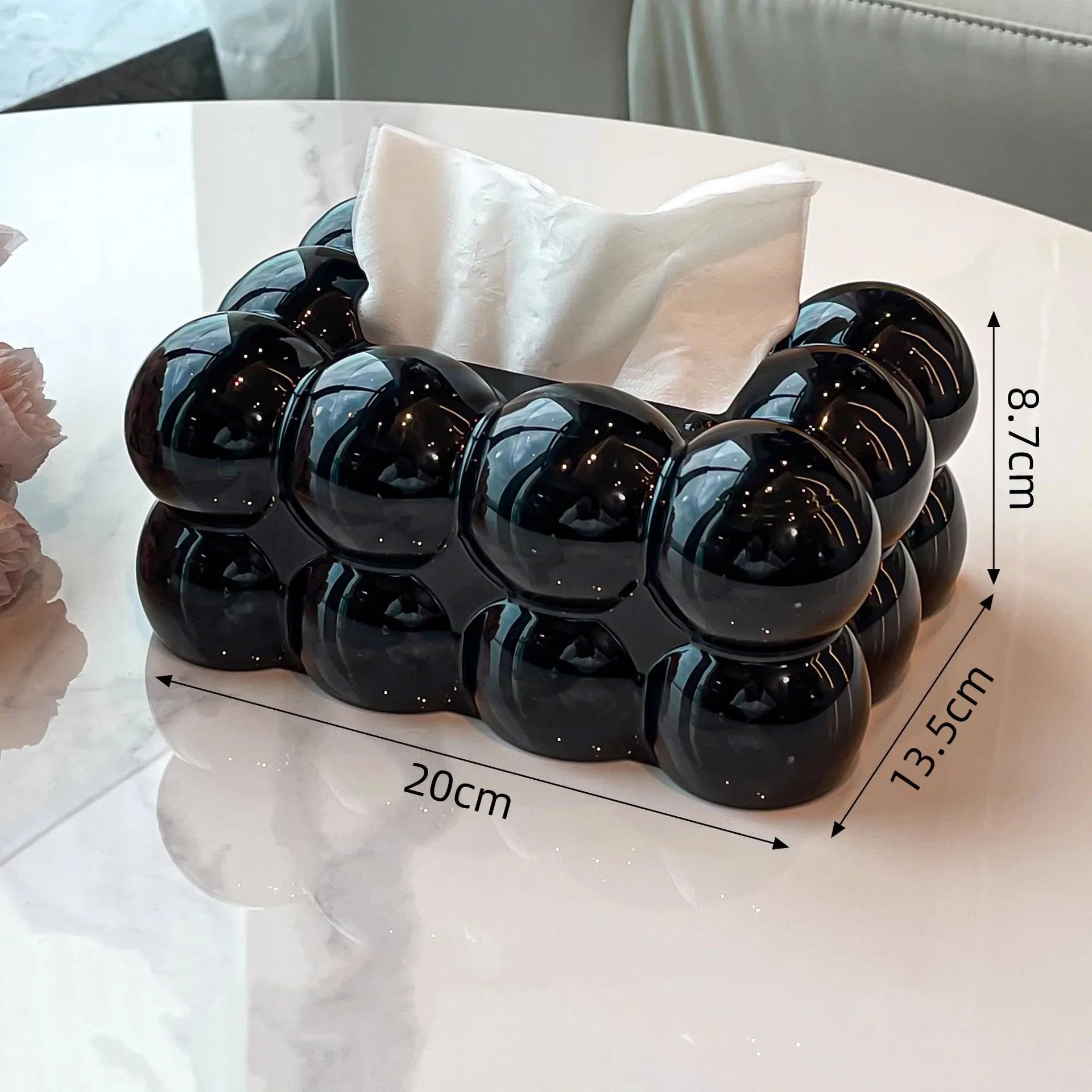 INS Style Marshmallow Tissue Box Korean Style Cute Removable Tissue Box Desktop Decorative Supplies for Home Napkin Holder