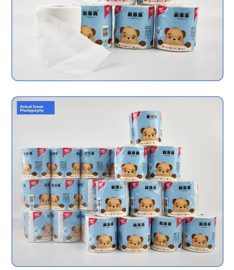 able Hotel Restaurant Toilet Paper Wet Wipe Batoom Household Paper Towels Quali Wood Pulp 4 Layer Scented Rolls