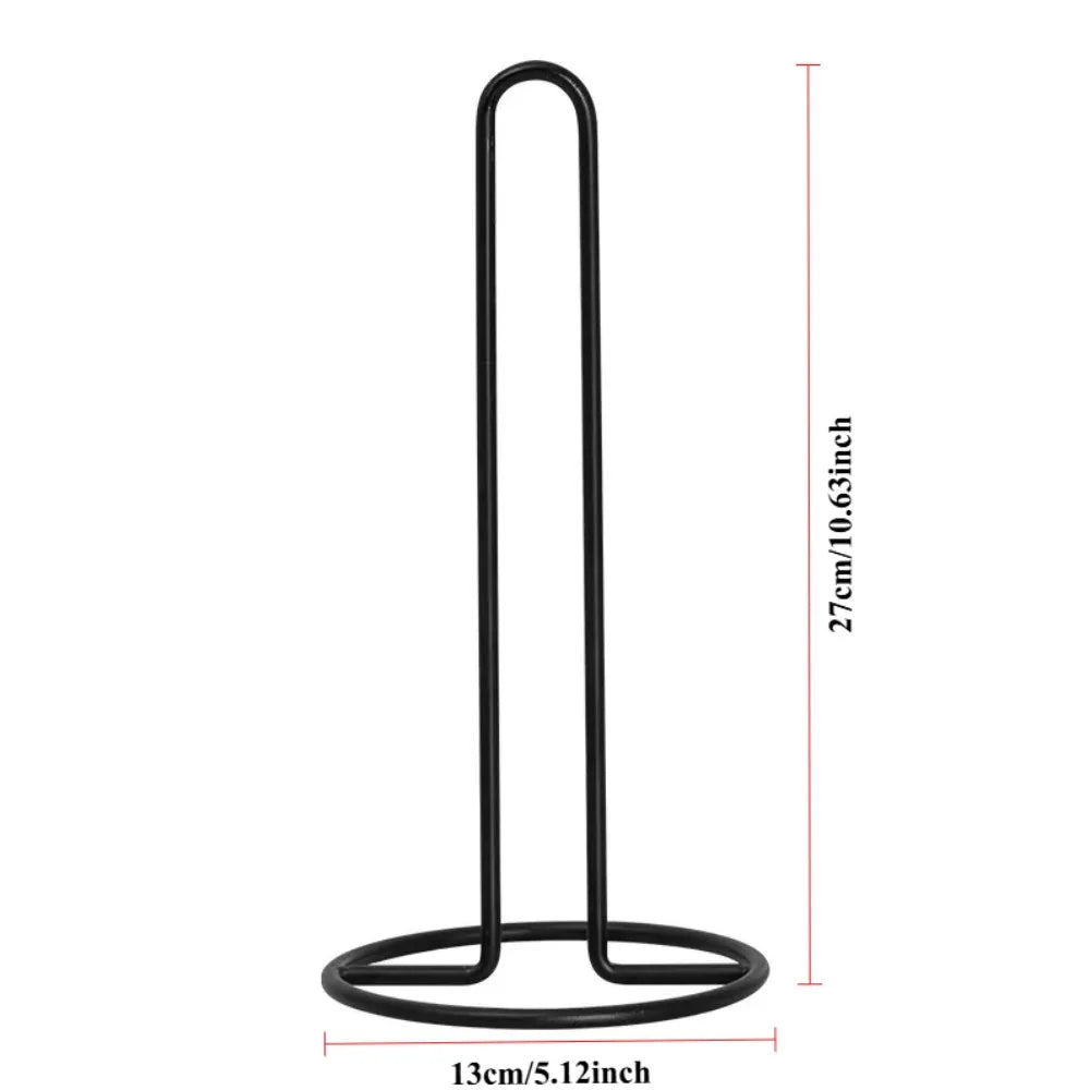 Bathroom accessories Vertical Wrought Iron Tissue Holder Creative Dining Table Storage Desktop Kitchen Roll Paper Holder