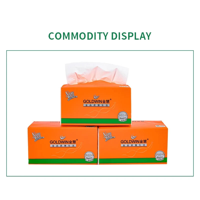 High Quality Tissue Paper Household Commercial 500 Sheets Napkin Affordable Paper Extraction Facial Tissue For Maternal Child