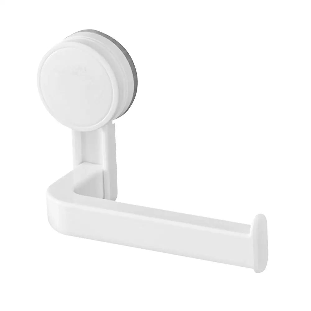 Toilet Paper Holder Suction Multi-Purpose Suction Toilet Paper Bracket Stick-On Bathroom Tissue Holder with Thickened Design