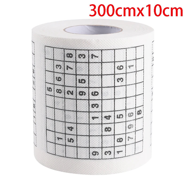 30m/roll Christmas Table Napkin Home Santa Claus Bath Toilet Roll Paper Xmas Decor Tissue Christmas Decorations New Year Gifts