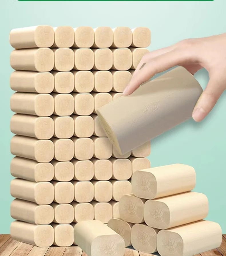 able Bulk Pa No Core Toilet Paper Bamboo Pulp Hand Towel Roll Paper Towels Household Hygiene Product Eco Friendly