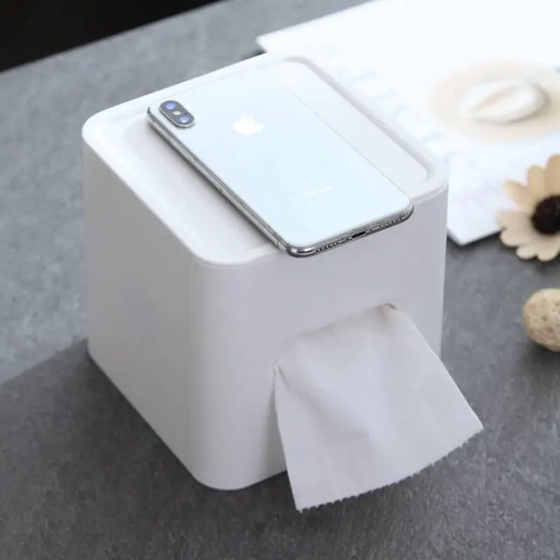 Simple European Sle Tissue Box Storage Box for Desktop Hand Wi Coffee Table Dstring Paper Home Decor Plastic Box