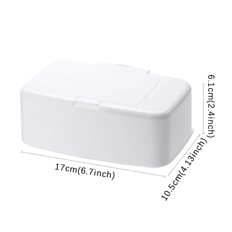 Wet Tissue Box Wipes Dispenser Portable Wipes Napkin Storage Box Holder Container
