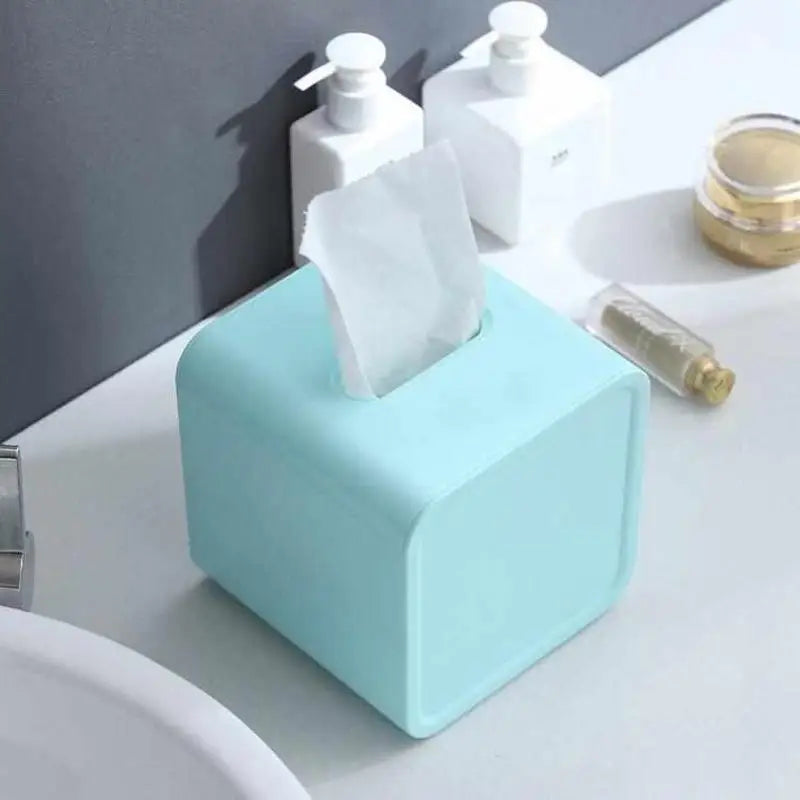 Simple European Sle Tissue Box Storage Box for Desktop Hand Wi Coffee Table Dstring Paper Home Decor Plastic Box