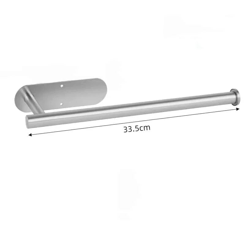 1PCS Kitchen Paper Towel Holder Toilet Paper Holder Adhesive Tissue Rack Napkin Dispenser Cabinet Storage Bathroom Accessories