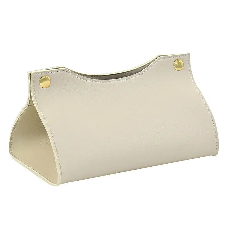 Pu Leather Tissue Box Cover Holder Car Living Room Bedroom Decoration Kitchen Desktop Nordic Home Napkin Holder Large Storage