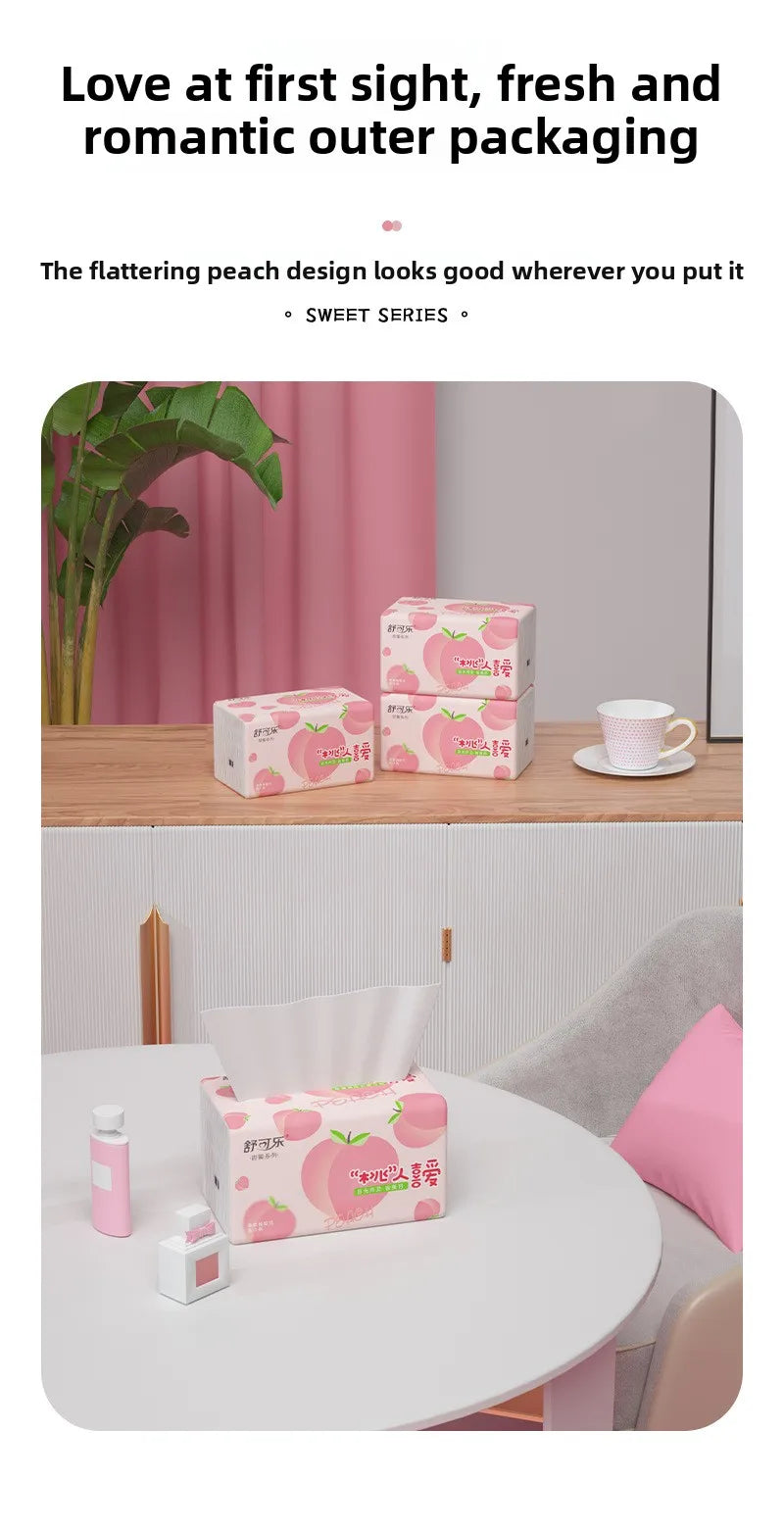 400 Sheets/pack Of Shukele Paper, 5 Layers Of Thickened, 80 Sheets/pack, Large Napkins, Large-sized Hand Wipes, Toilet Paper