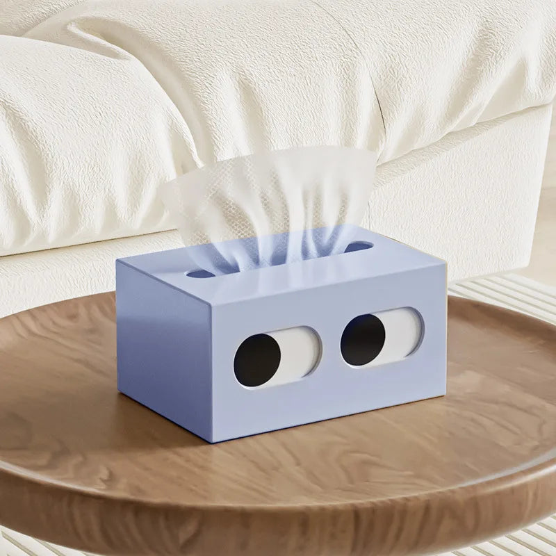 Tissue Box Table Napkin Rings Tissue Case Paper Box Container Solid Storage Box Home Table Decoration