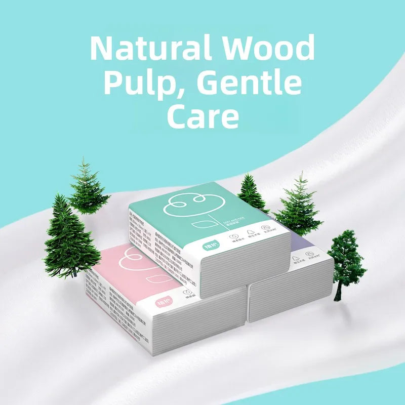 Portable Handkerchief Paper Tissue Small Pa Dstring able Carryon Table Napkin Facial Tissue Life Use Paper