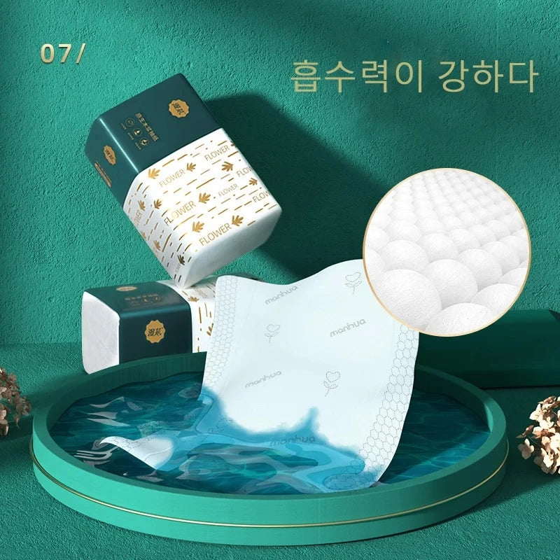 Manhua toilet paper is an affordable large bag of household toilet paper, household napkins, toilet paper, and hand wipes